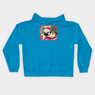 Christmas Pug Kids Hoodie